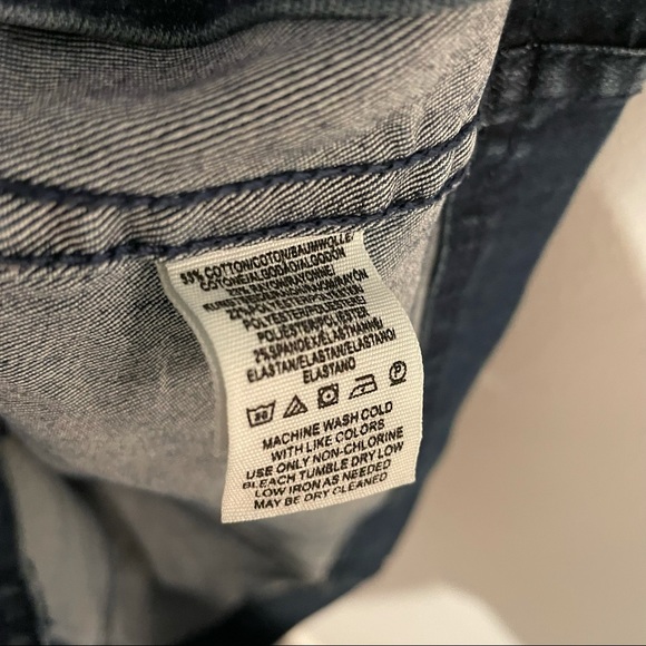 Free People Zipper Front Dark Wash Denim Mini Skirt Sz 2 - Picture 6 of 6